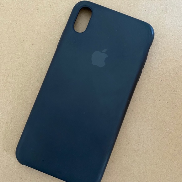 iphone xs max apple silicone case black - Picture 1 of 3